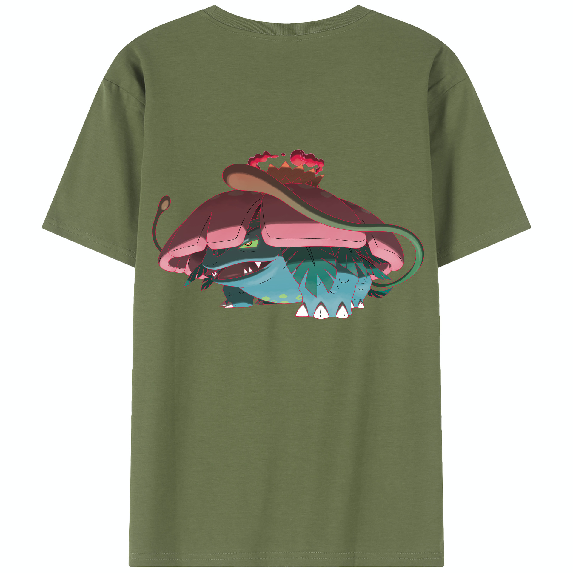 （画像用） ポケットモンスター Pokémon 綿100％半袖Tシャツ（背面プリント）